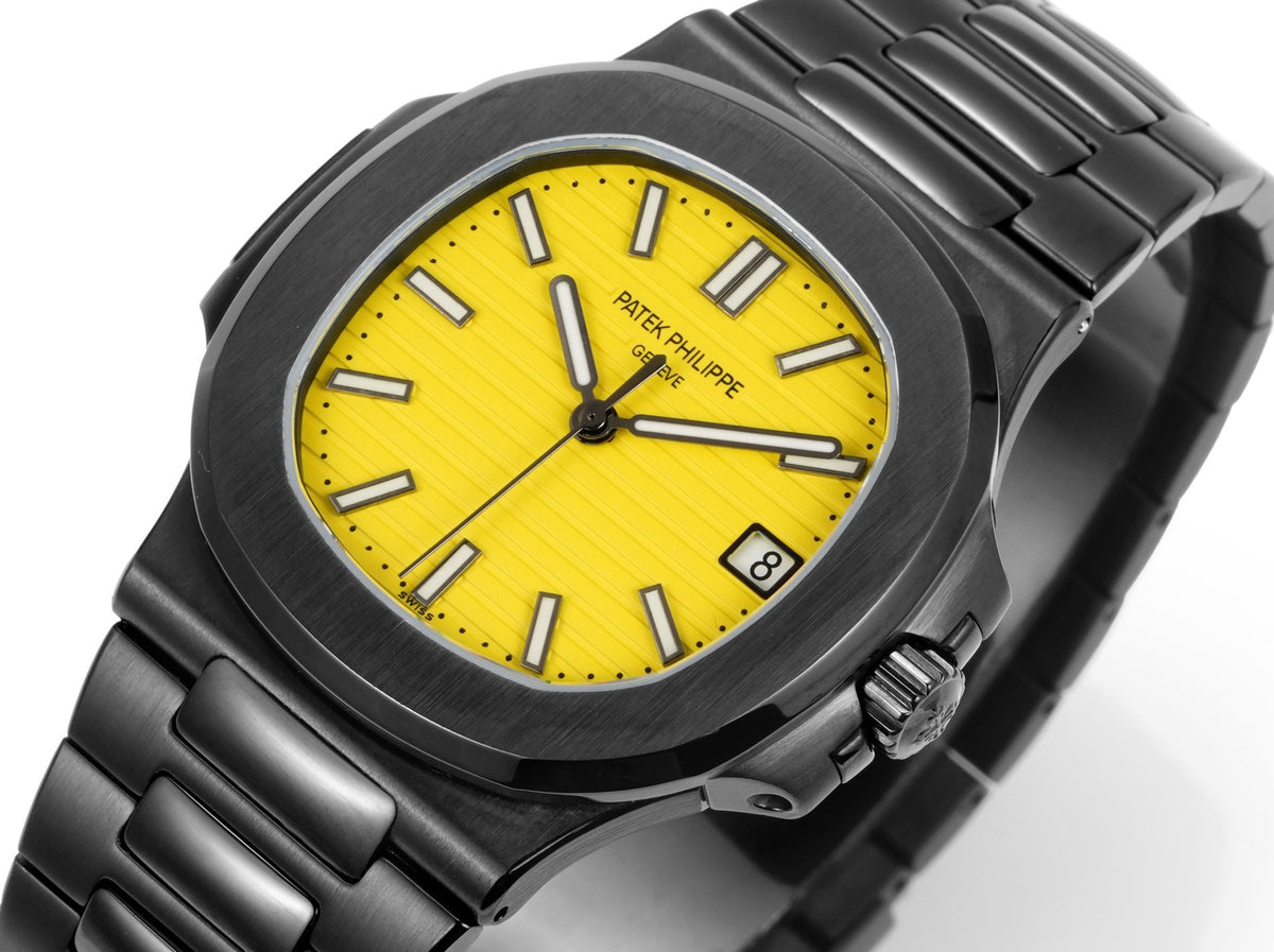 Patek Philippe Nautilus 5711 Black Warrior Limited Color Dial Watch, GR Factory, 40mm, Custom Modified 324 Movement