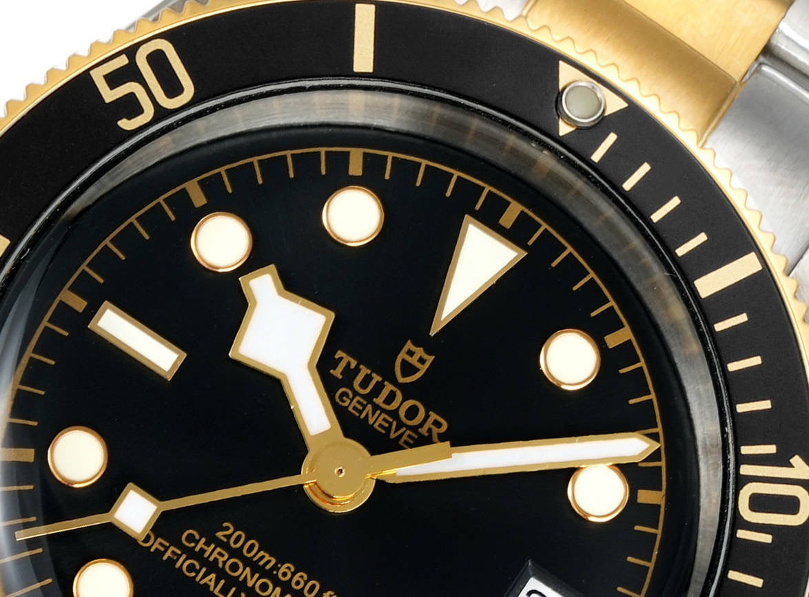 Tudor Black Bay GMT Automatic Diver Watch 41mm, Domed Sapphire Crystal, Rivet Stainless Steel Bracelet, Multiple Ceramic Bezel Color Options
