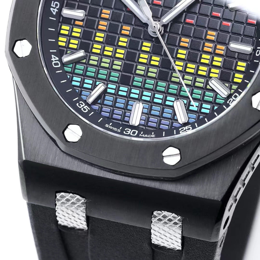 Audemars Piguet Royal Oak 15600 Music Edition Watch, ZF Factory, 44mm, CAL.4309 Movement