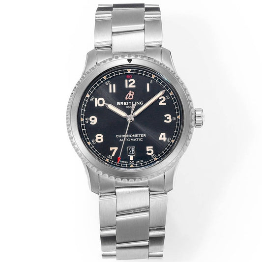 BREITLING Navitimer Pilot Watch 41mm, BLS Factory 2824 Automatic Movement Steel Bracelet