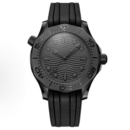 Omega Seamaster 300m Super Clone Watch | 43.5mm Full Black Zirconia Ceramic Case