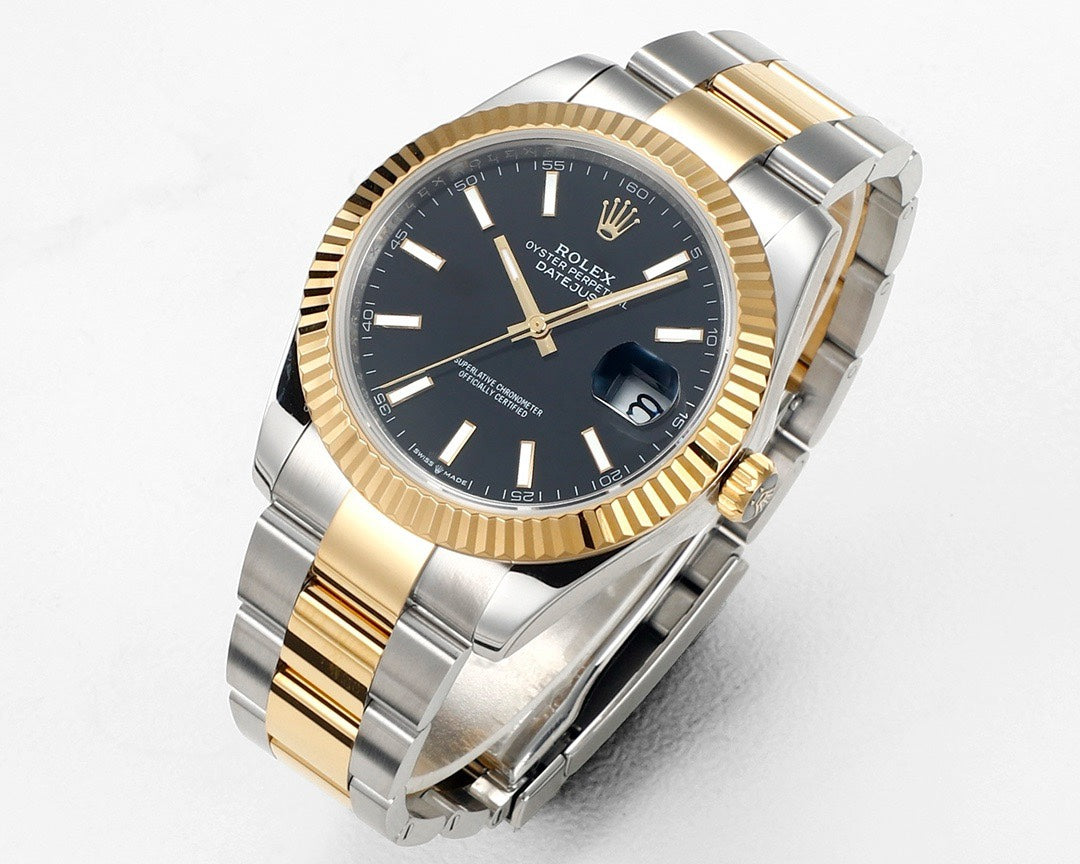 Rolex Datejust 41mm Automatic Watch 3235 Movement 72‑Hour Power Reserve Fluted Bezel