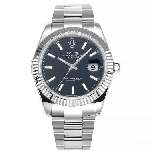 Rolex Datejust 41mm Automatic Watch 3235 Movement 72‑Hour Power Reserve Fluted Bezel