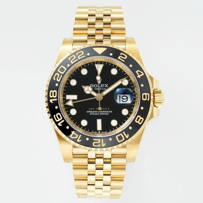 Rolex GMT Travel Watch 904L Steel Cal.3285 Movement