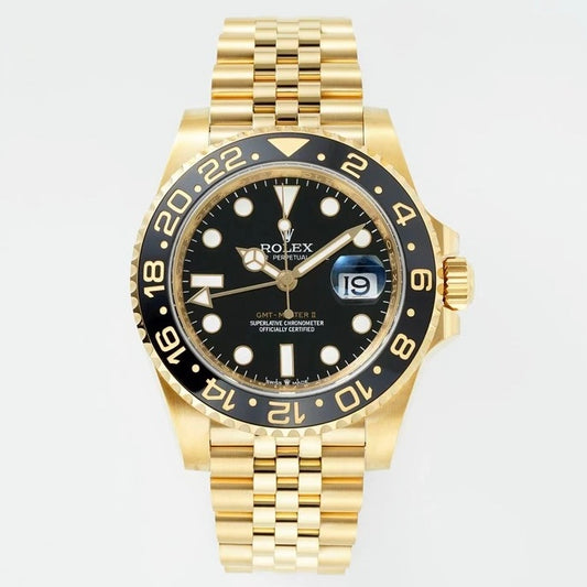 Rolex GMT Travel Watch 904L Steel Cal.3285 Movement