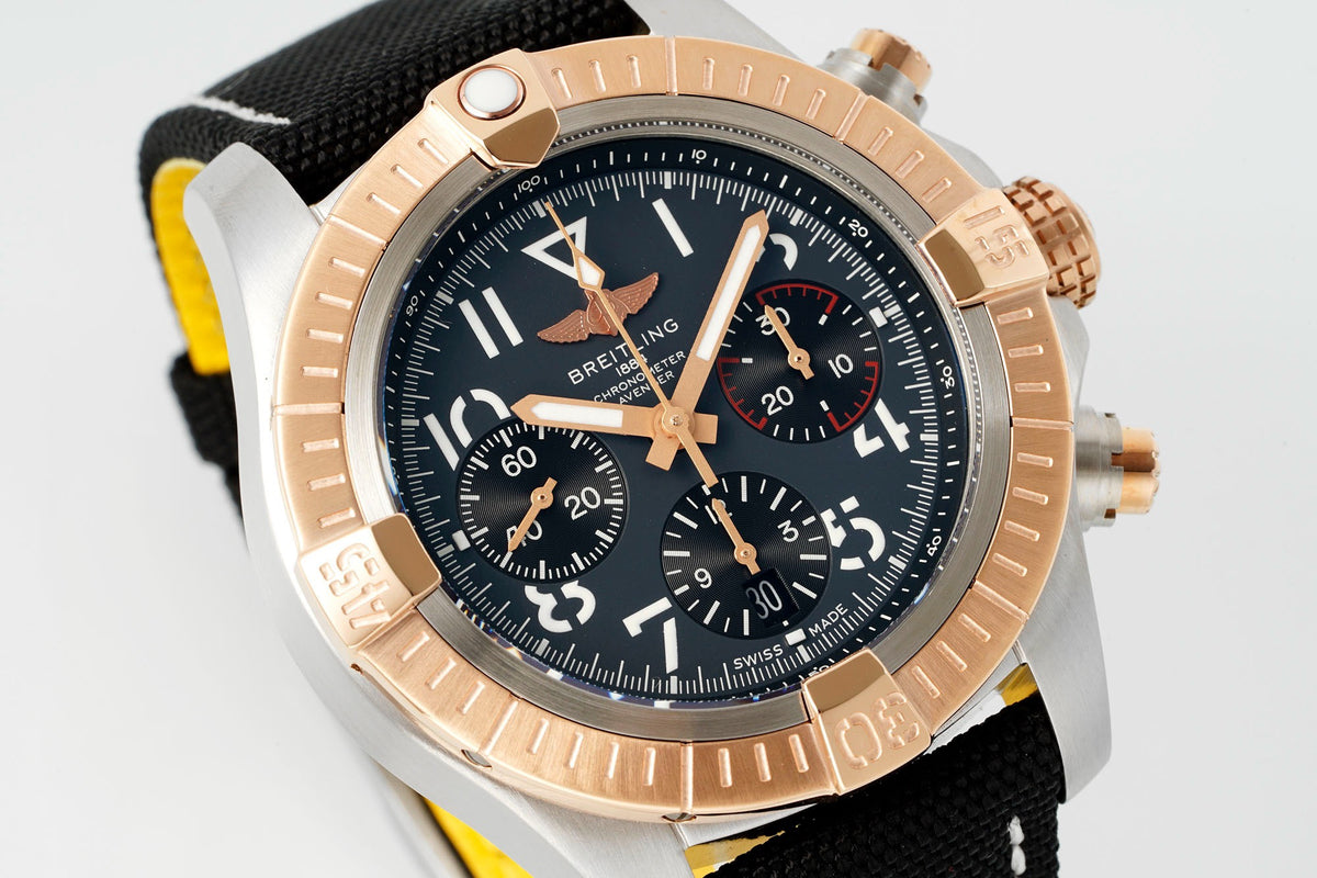BREITLING Avenger B01 Chronograph 45mm Pilot Watch | BLS Factory Cal.B01 Modified Movement