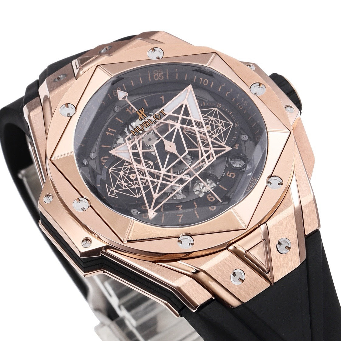 HUBLOT Big Bang Sang Bleu II Watch | BBF Super Clone Titanium Automatic Chronograph Wristwatch