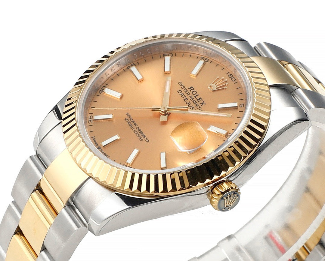 Rolex Datejust 41mm Automatic Watch 3235 Movement 72‑Hour Power Reserve Fluted Bezel
