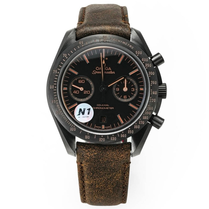 Omega Speedmaster Dark Side of the Moon Full Ceramic Chronograph | N1 Factory Cal.9300 Automatic Watch 44.25mm