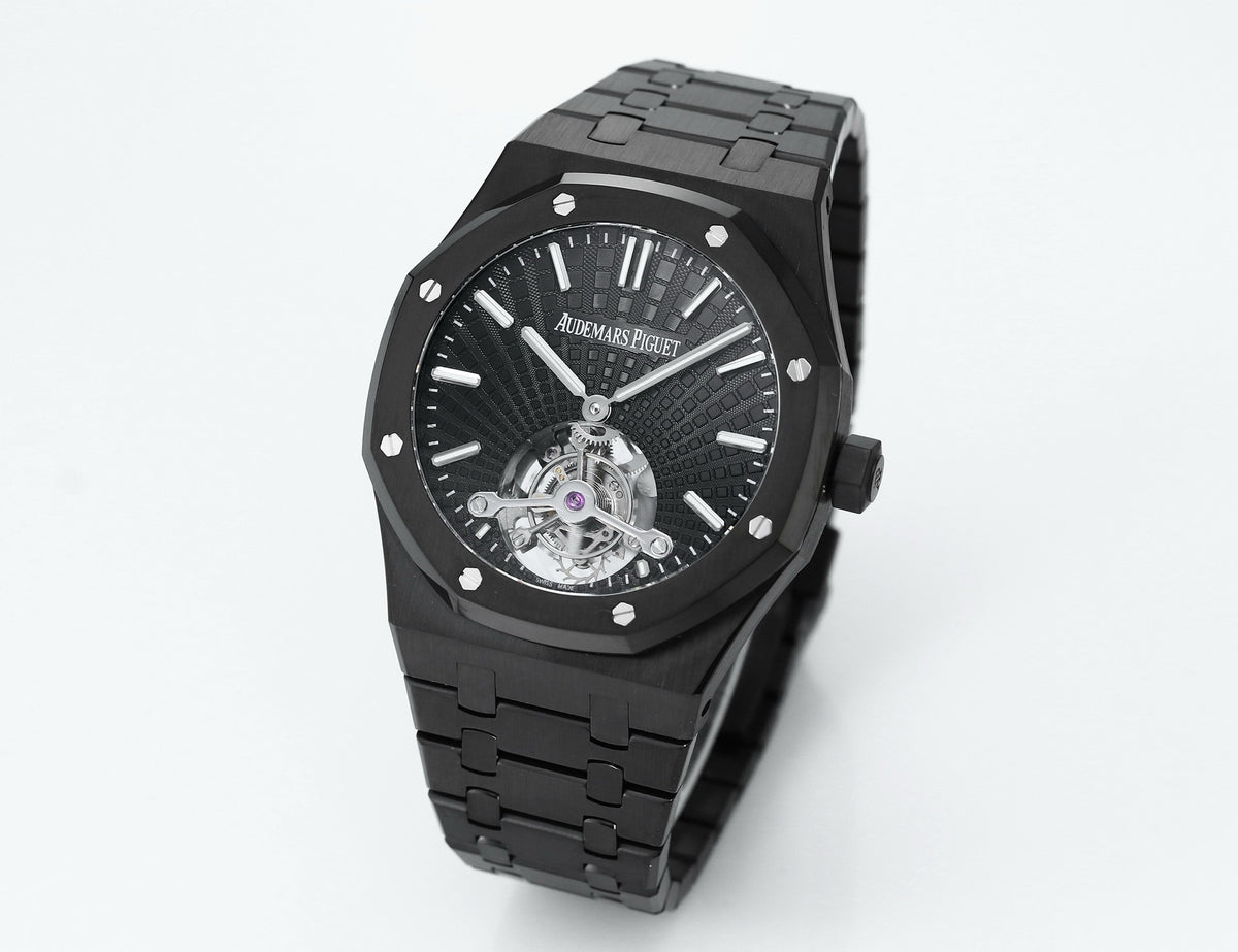Audemars Piguet Royal Oak Tourbillon 41mm Evolutive Tapisserie Dial Automatic Watch