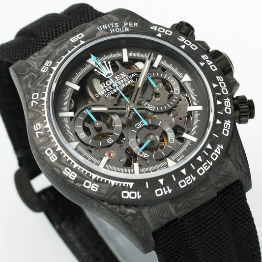 Rolex Diw Carbon Skeleton Chronograph