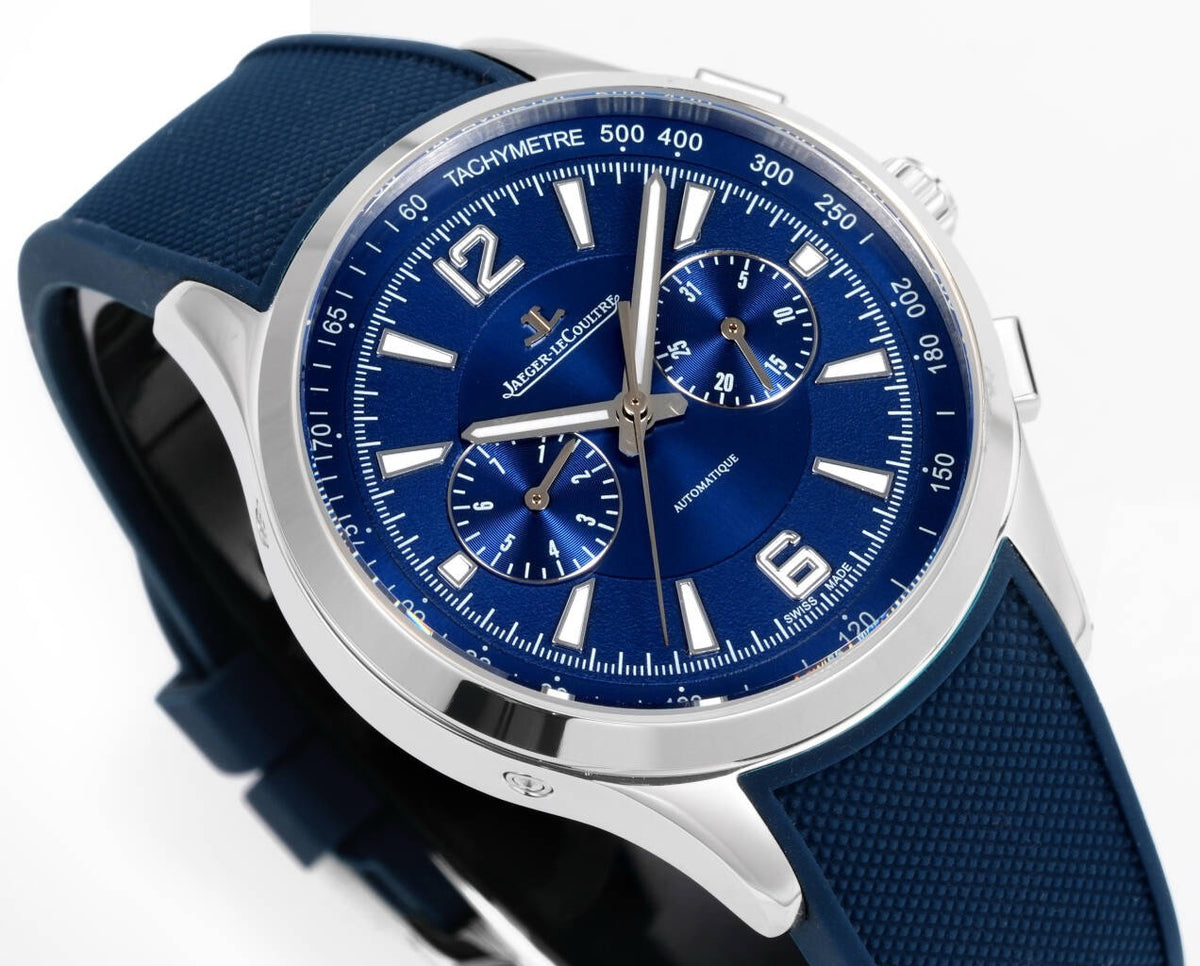 Jaeger-LeCoultre Polaris Chronograph Automatic Watch 42mm Rubber Strap