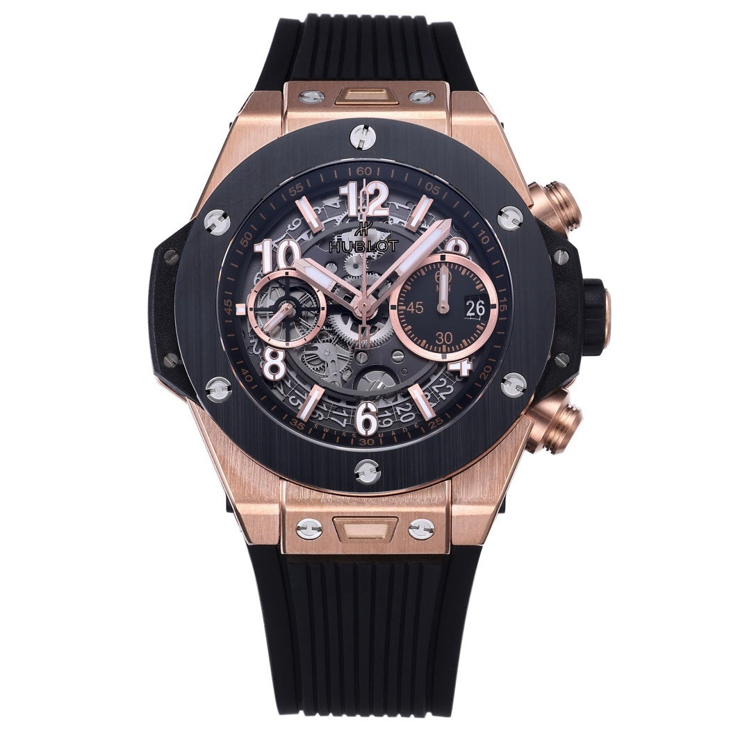 Hublot Big Bang Automatic Chronograph Watch 42mm Titanium Rubber Strap