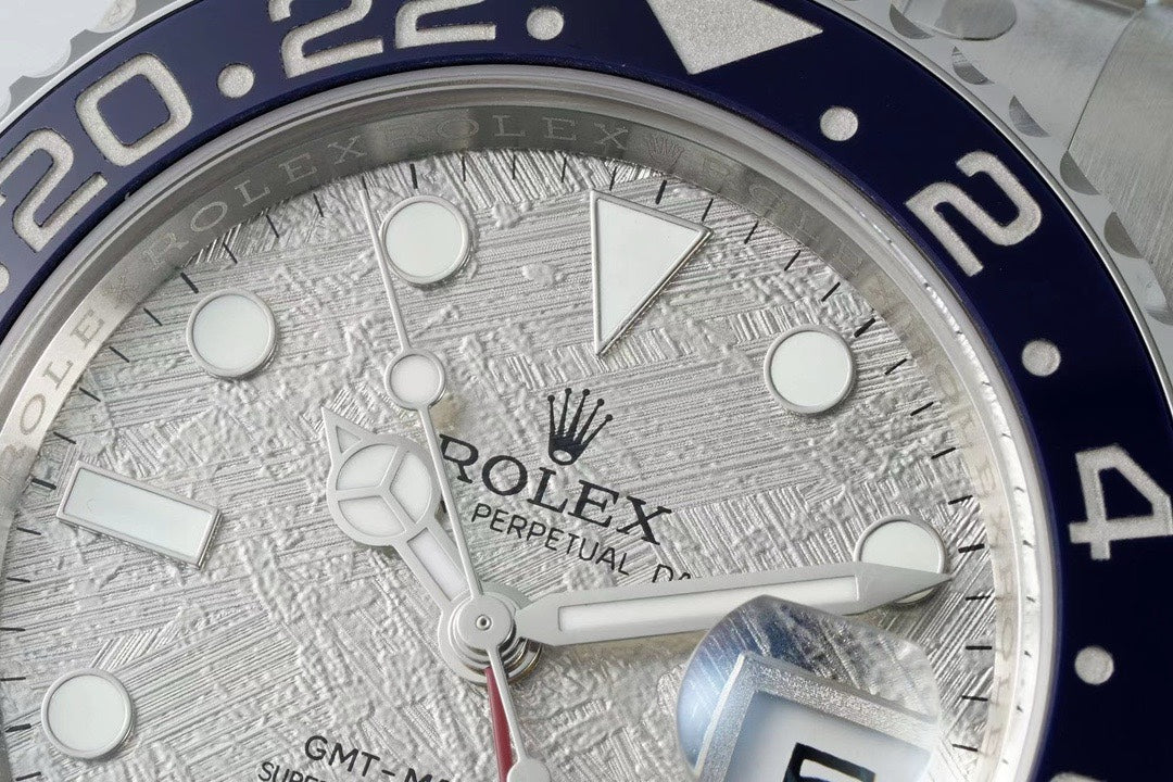 Rolex GMT Travel Watch 904L Steel Cal.3285 Movement