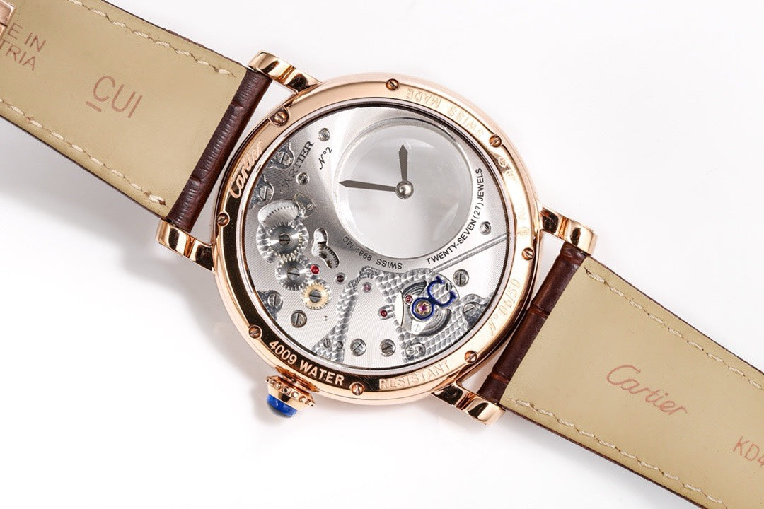 Cartier Rotonde de Cartier Mysterious Watch, Floating Hands Design, 42.5mm, MC 9981 Manual & Automatic Integrated Movement
