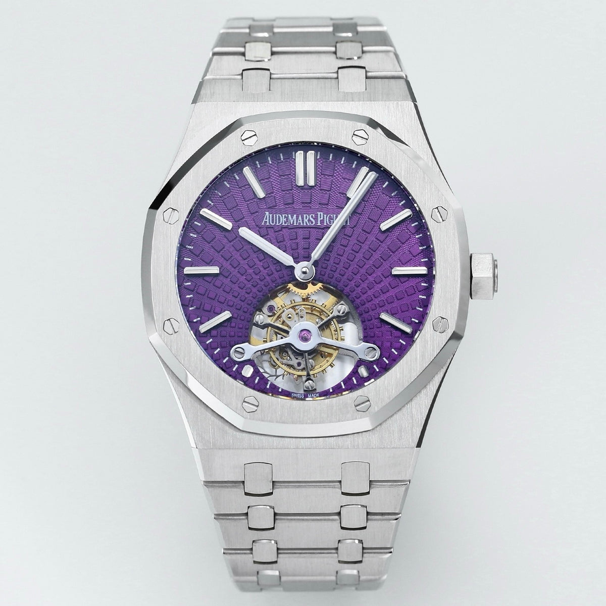 Audemars Piguet Royal Oak Tourbillon 41mm Evolutive Tapisserie Dial Automatic Watch