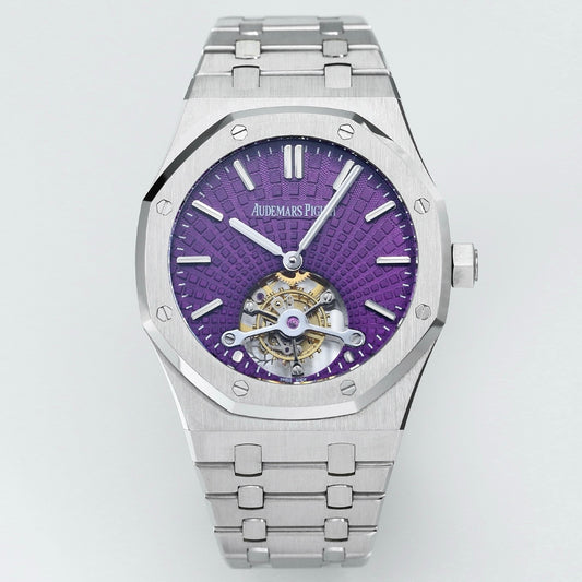 Audemars Piguet Royal Oak Tourbillon 41mm Evolutive Tapisserie Dial Automatic Watch