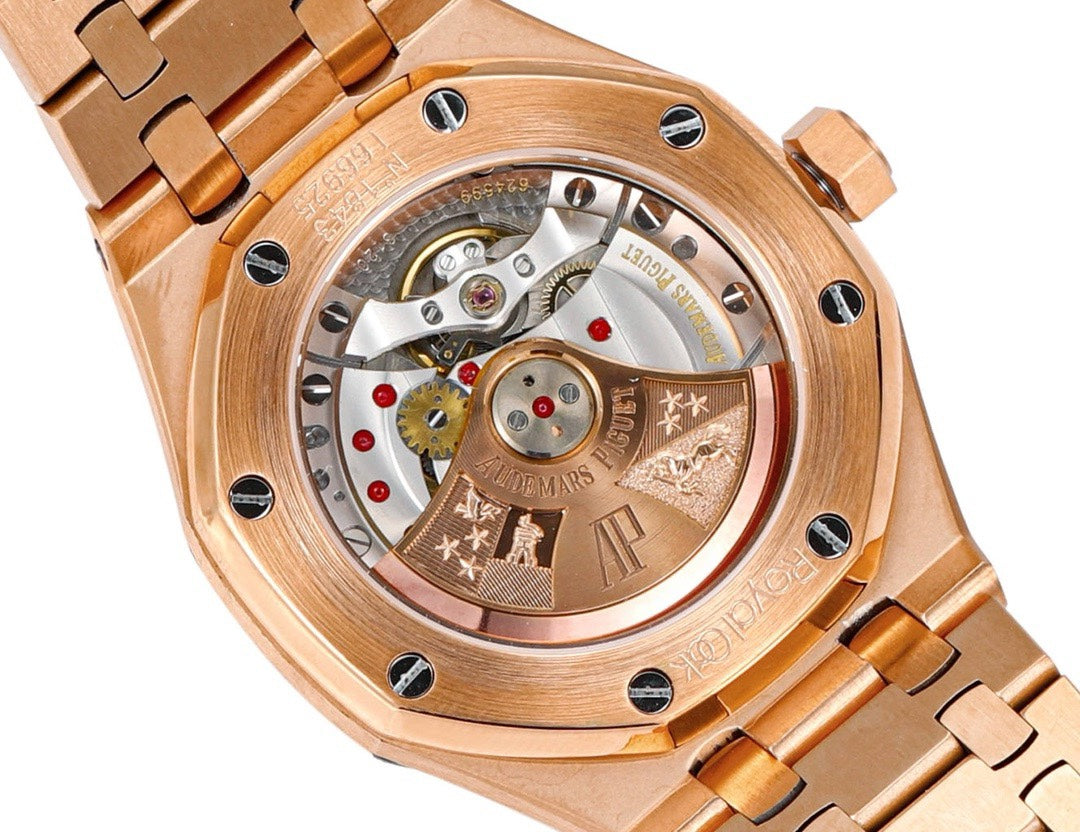 Audemars Piguet Royal Oak 37mm 15454 Frosted Gold Ladies Automatic Watch