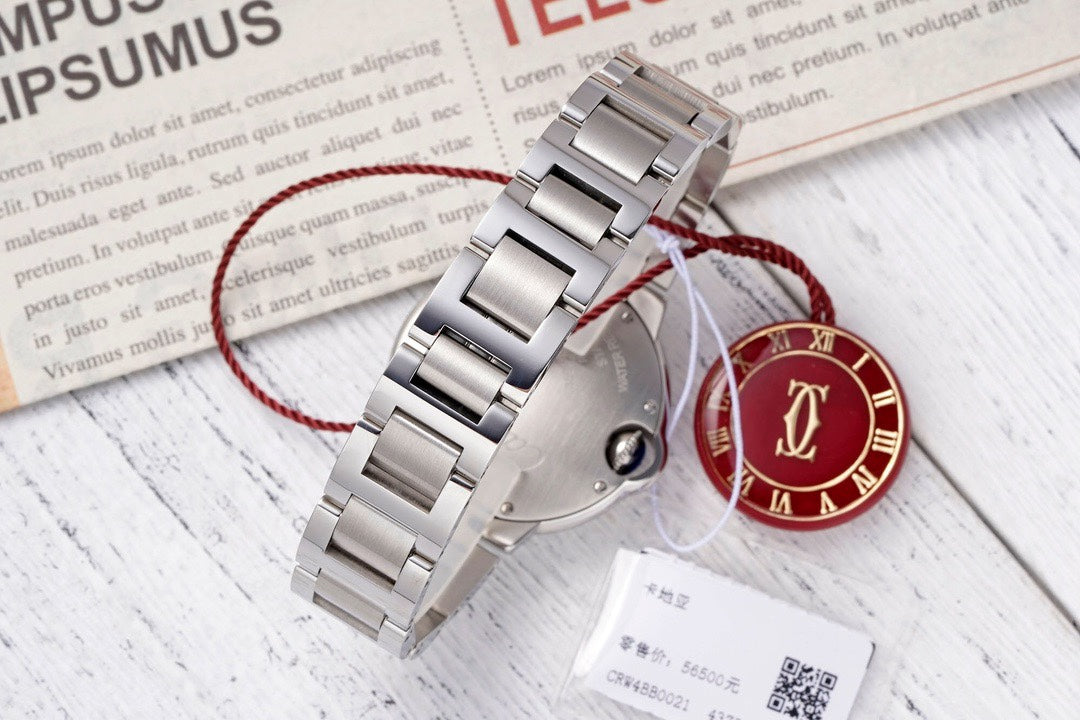 Cartier Ballon Bleu AF Upgraded 33mm Women Automatic Wristwatch