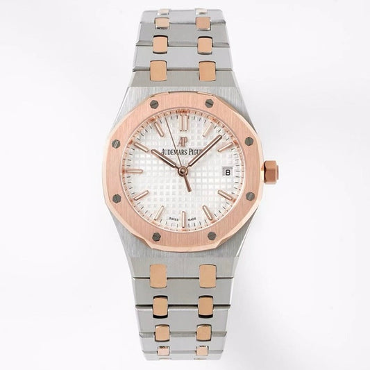 Audemars Piguet Royal Oak Ladies Automatic Watch 34mm, Ref.77350 / 77351