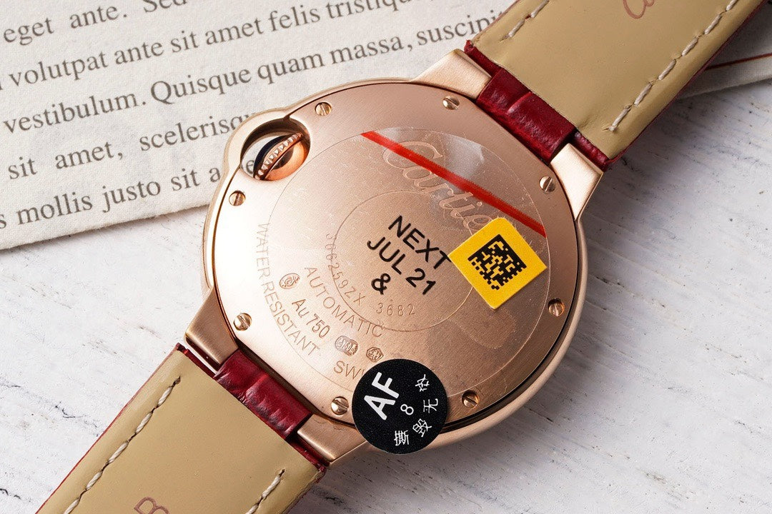 Cartier Ballon Bleu AF Upgraded 33mm Women Automatic Wristwatch
