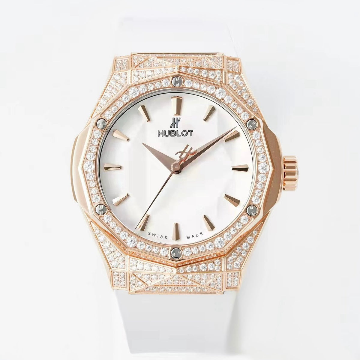 Hublot x Richard Orlinski Co-branded Watch APS Top Replica, 40mm Faceted Polygon Case