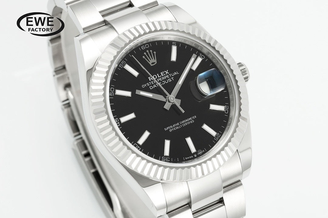 Rolex EWE Factory Datejust 41mm Men Watch, 3235 Automatic Movement, 904L Steel
