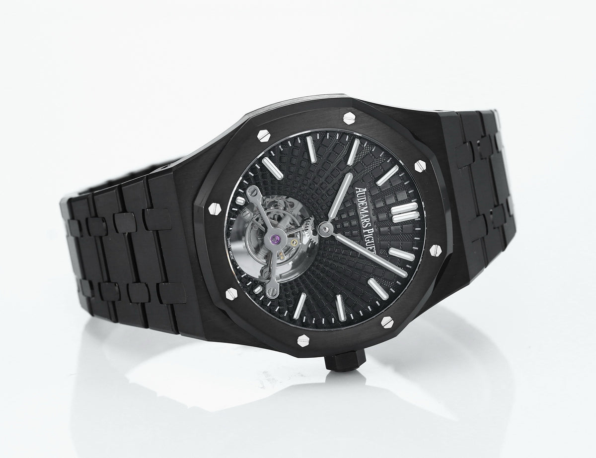 Audemars Piguet Royal Oak Tourbillon 41mm Evolutive Tapisserie Dial Automatic Watch