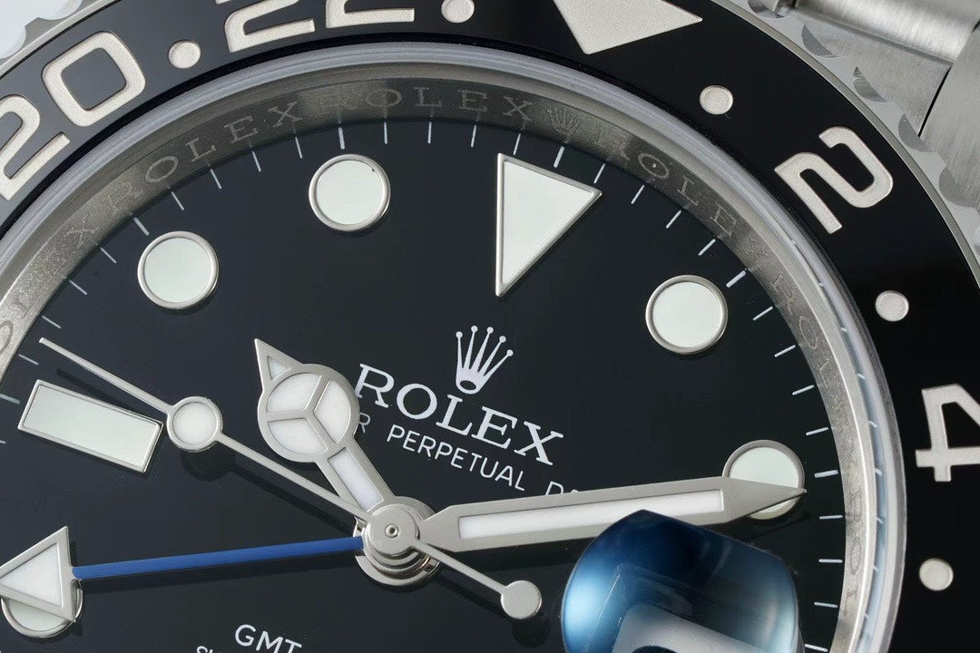 Rolex GMT Travel Watch 904L Steel Cal.3285 Movement