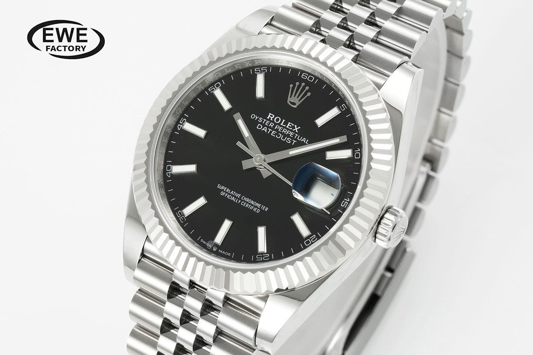 Rolex EWE Factory Datejust 41mm Men Watch, 3235 Automatic Movement, 904L Steel