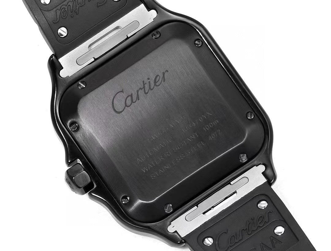 Cartier Santos Rubber Strap | THB Factory 39.8mm Automatic Watch