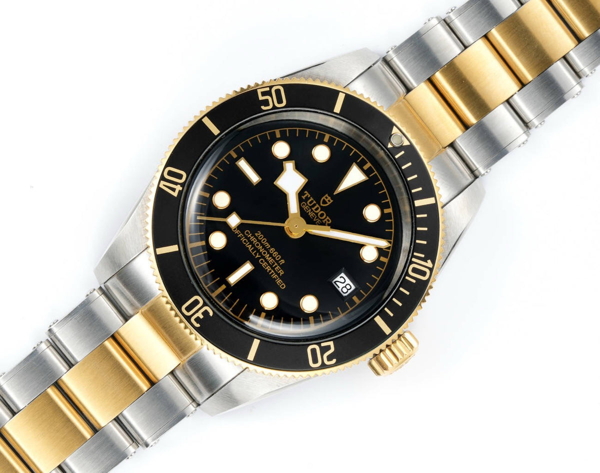 Tudor Black Bay GMT Automatic Diver Watch 41mm, Domed Sapphire Crystal, Rivet Stainless Steel Bracelet, Multiple Ceramic Bezel Color Options