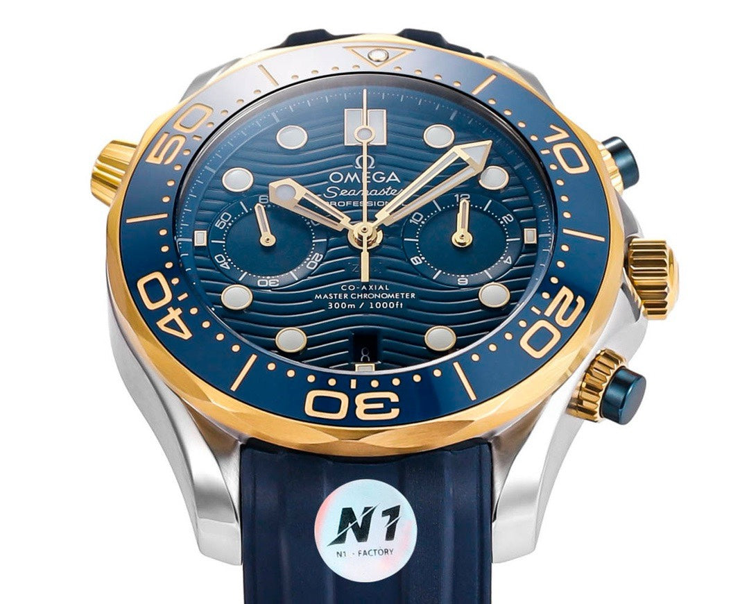 OMEGA Seamaster 300 Chronograph 44mm Dive Watch Cal.9900 Full Function Ceramic Bezel