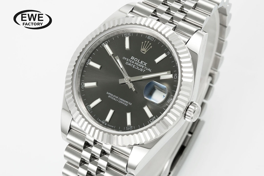 Rolex EWE Factory Datejust 41mm Men Watch, 3235 Automatic Movement, 904L Steel