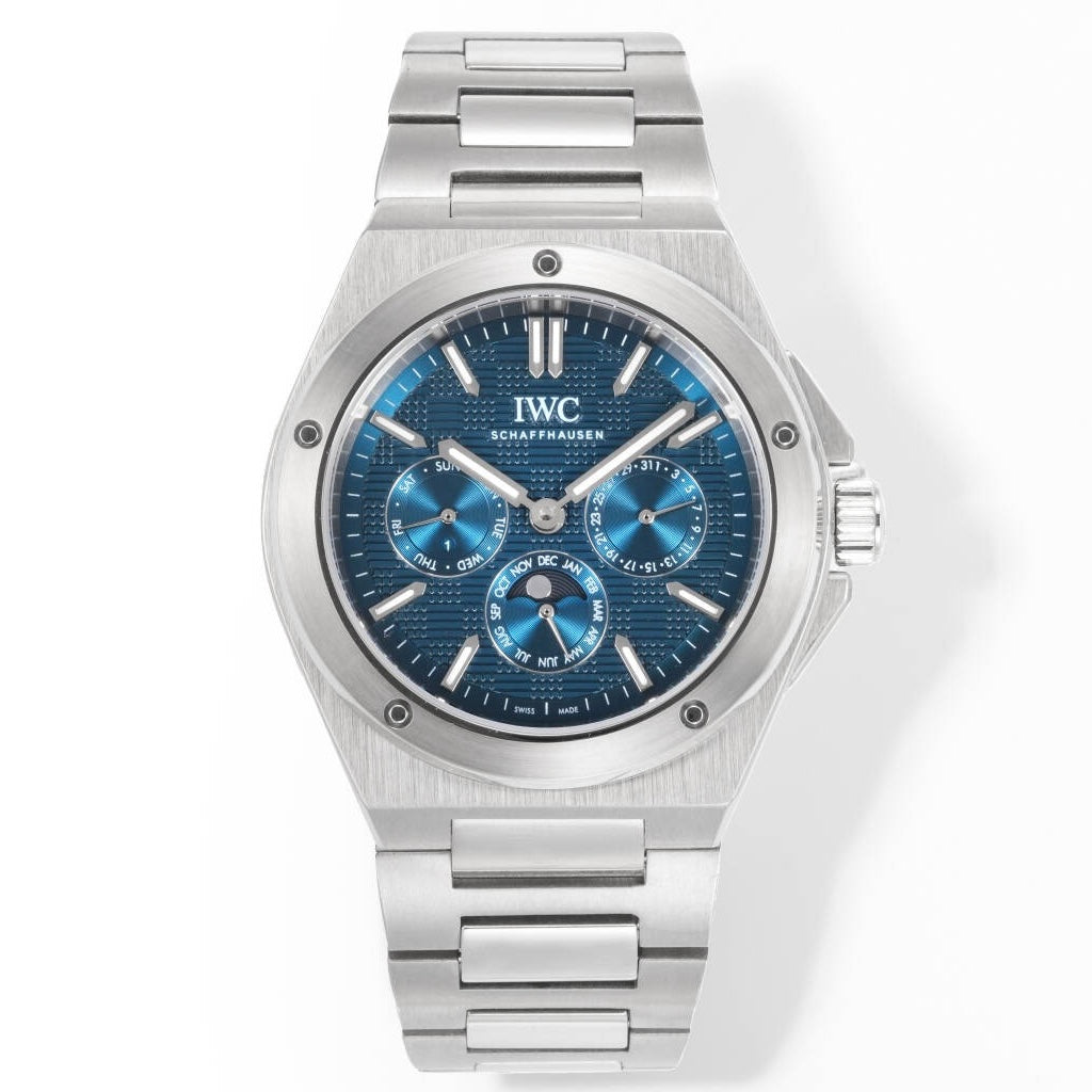 IWC Ingenieur Perpetual Calendar 41.6mm | Gérald Genta Classic Design Luxury Watch‑Blue Dial