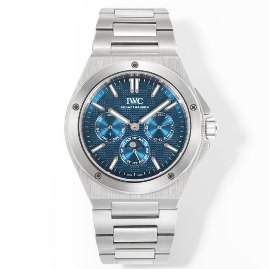 IWC Ingenieur Perpetual Calendar 41.6mm | Gérald Genta Classic Design Luxury Watch‑Blue Dial