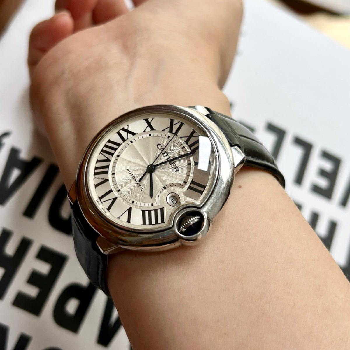 Cartier Ballon Bleu AF Upgraded 33mm Women Automatic Wristwatch