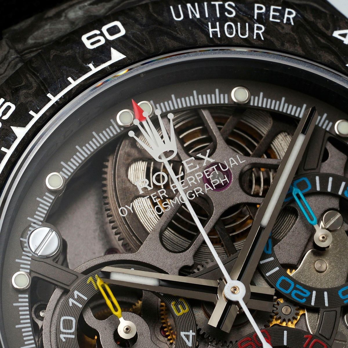 Rolex Diw Carbon Skeleton Chronograph