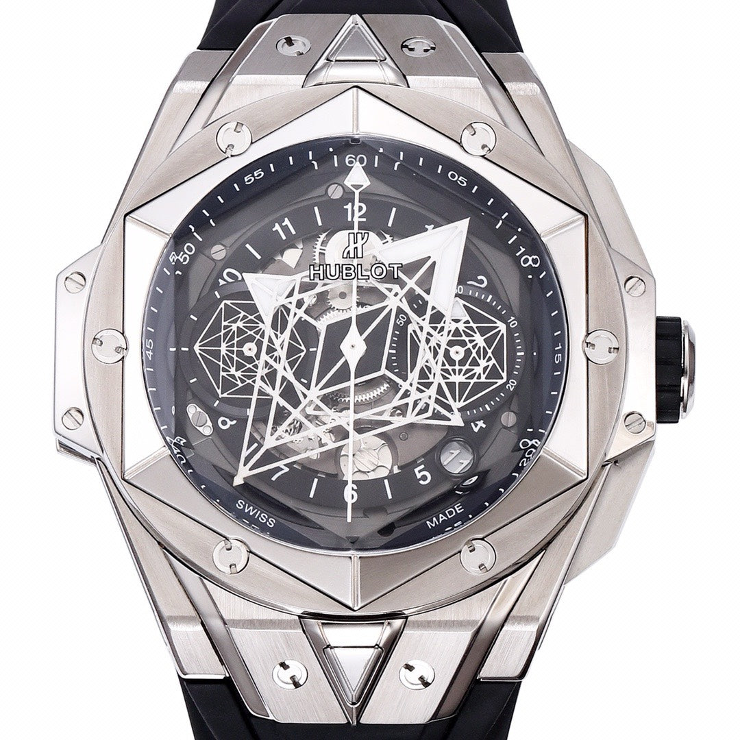 HUBLOT Big Bang Sang Bleu II Watch | BBF Super Clone Titanium Automatic Chronograph Wristwatch
