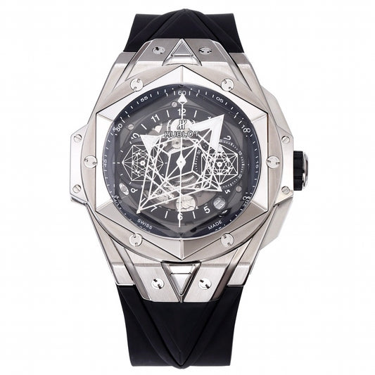 HUBLOT Big Bang Sang Bleu II Watch | BBF Super Clone Titanium Automatic Chronograph Wristwatch