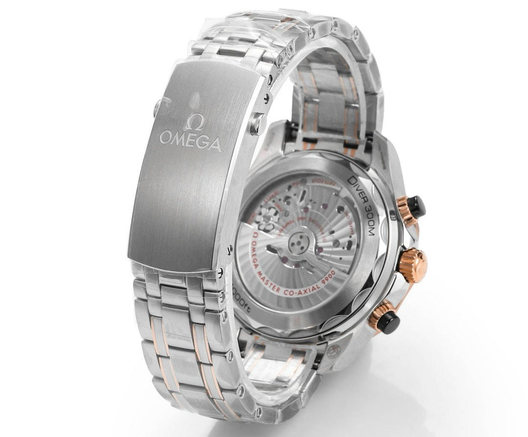 OMEGA Seamaster 300 Chronograph 44mm Dive Watch Cal.9900 Full Function Ceramic Bezel