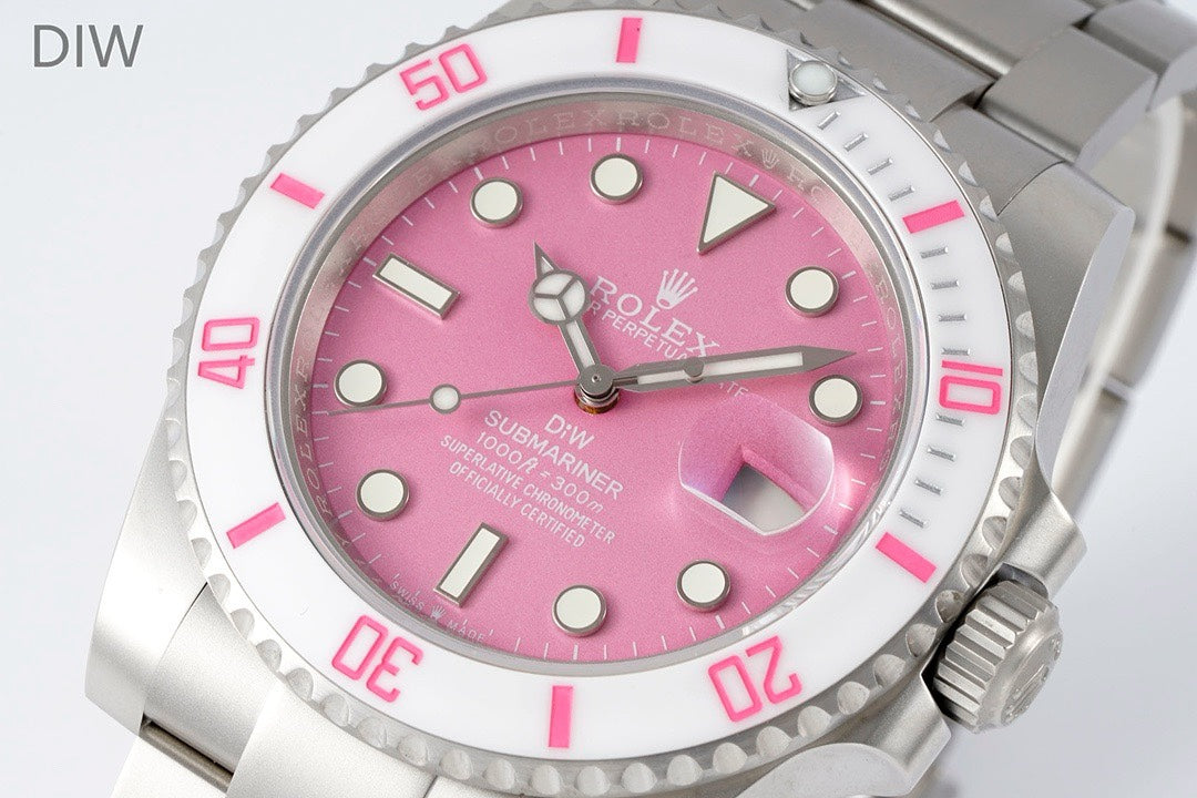 Rolex DIW Custom Submariner Dive Watch 904L Steel 3135 Automatic Movement Multiple Dial Colors