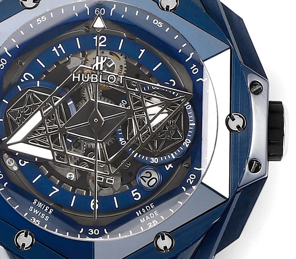 Hublot Big Bang Sang Bleu II Watch | Colored Ceramic Case, Modified HUB1240 Movement