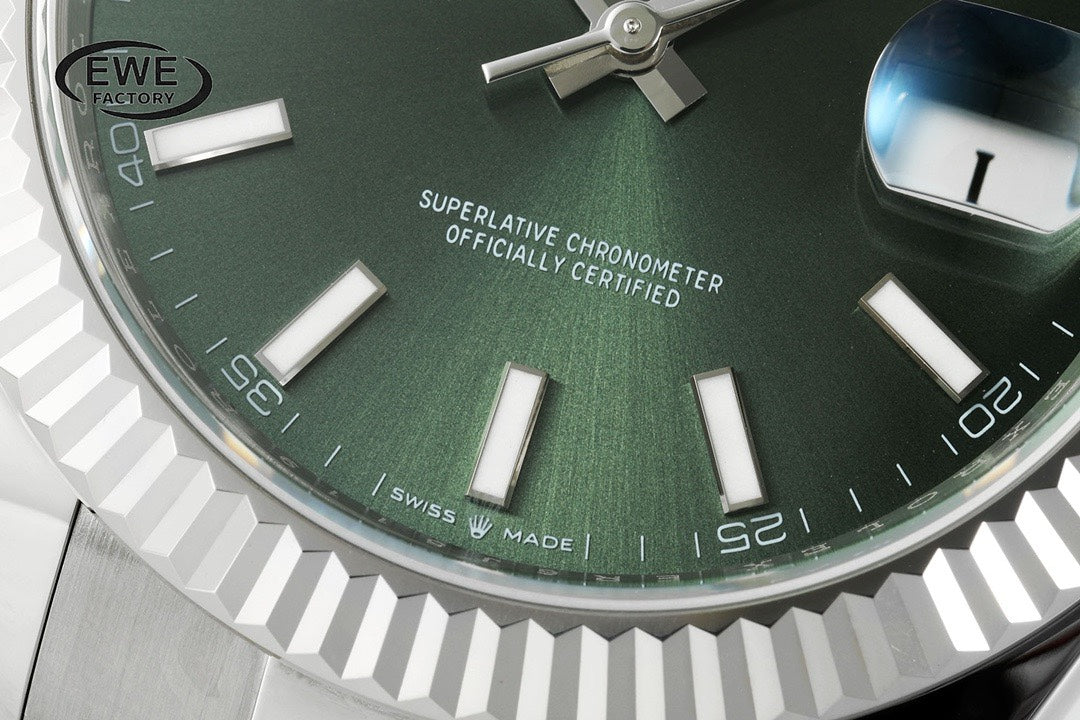 Rolex EWE Factory Datejust 41mm Men Watch, 3235 Automatic Movement, 904L Steel