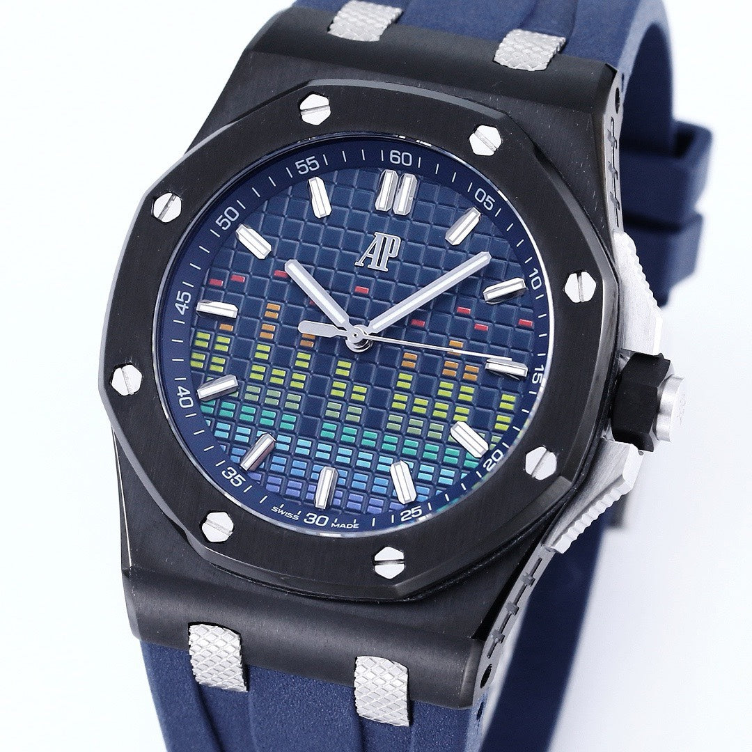Audemars Piguet Royal Oak 15600 Music Edition Watch, ZF Factory, 44mm, CAL.4309 Movement