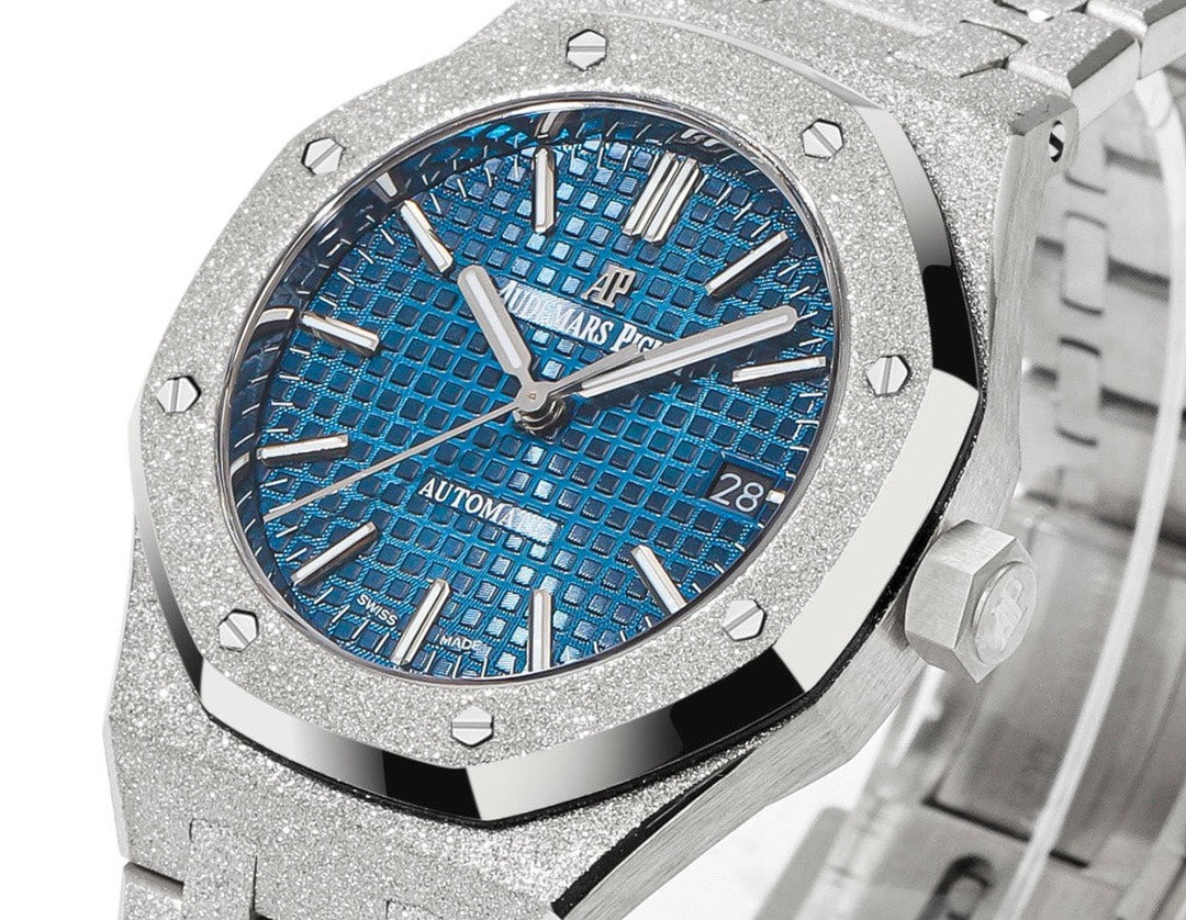 Audemars Piguet Royal Oak 37mm 15454 Frosted Gold Ladies Automatic Watch
