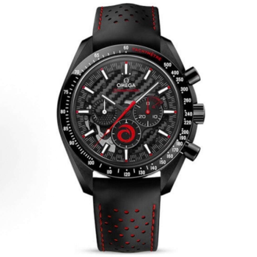 Omega Speedmaster Dark Side of the Moon SMF RW6 Top‑Grade Manual Chronograph Watch Genuine Ceramic Case