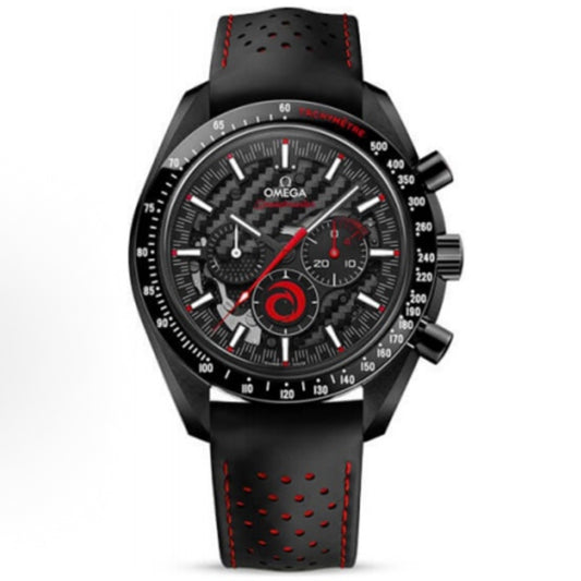 Omega Speedmaster Dark Side of the Moon SMF RW6 Top‑Grade Manual Chronograph Watch Genuine Ceramic Case