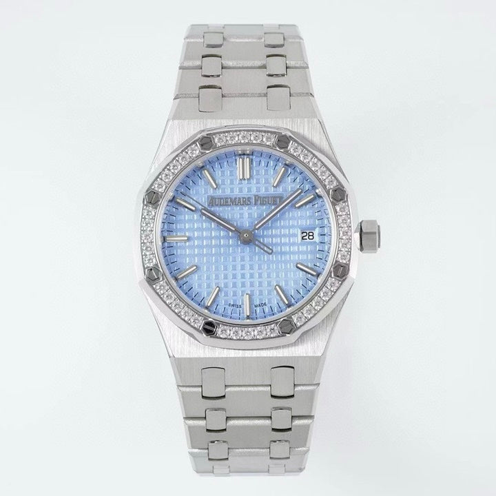 Audemars Piguet Royal Oak Ladies Automatic Watch 34mm, Ref.77350 / 77351