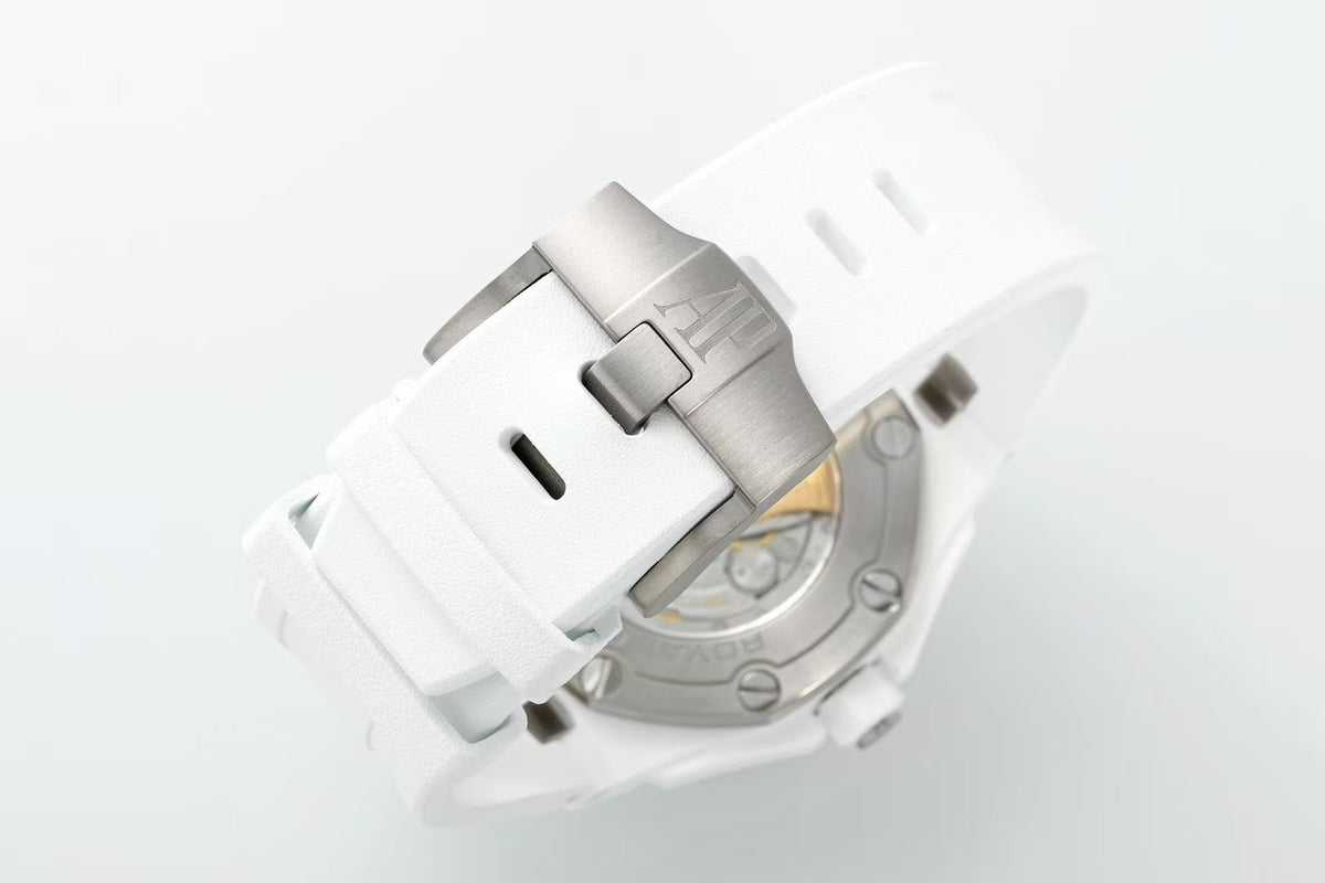Audemars Piguet Royal Oak Offshore APS‑Factory 15707CE White‑Ceramic Automatic Dive Watch